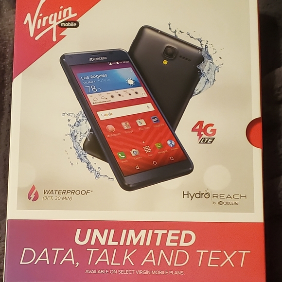 VIRGIN mobile hydro reach phone